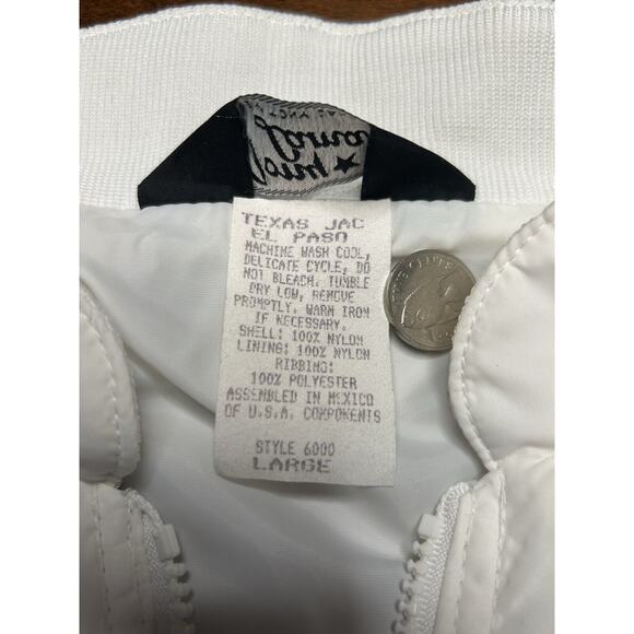 VTG 90s GMC American Music Tour Tony Lama Full Zip Up Windbreaker Jacket - Picture 4 of 12